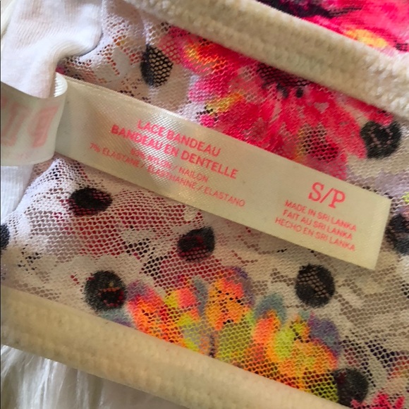 Pink Victoria’s secret lace bandeau sz S - Picture 4 of 4